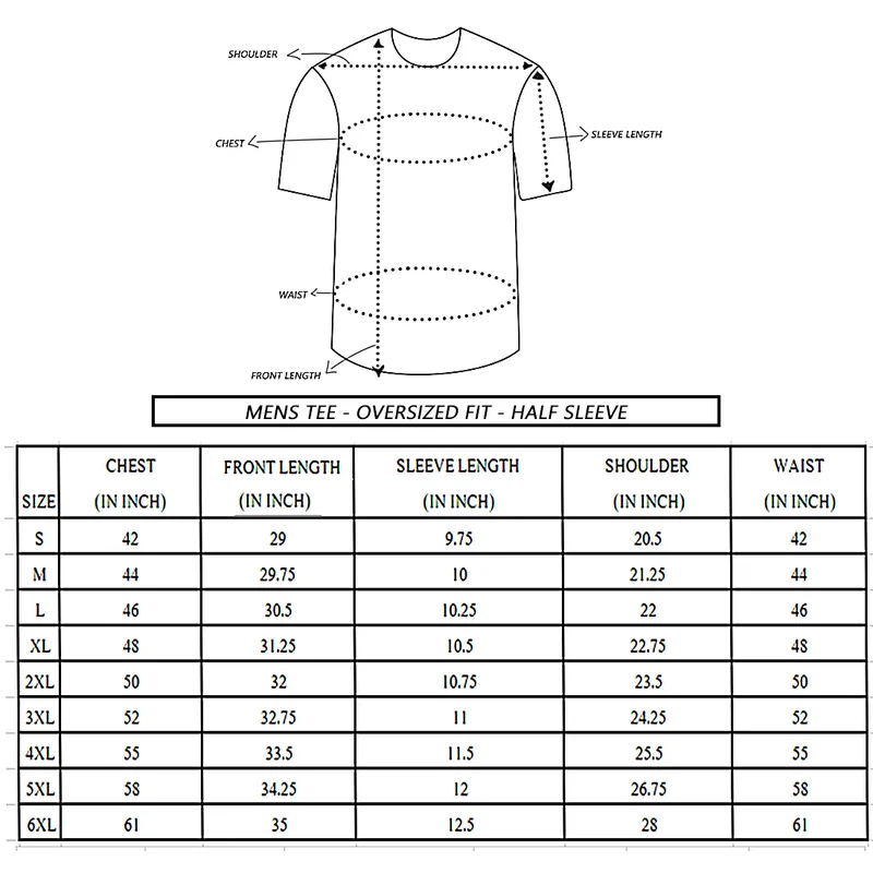 bewakoof  Men's Black Oversized Plus Size T-shirt for Men | Best Price UAE